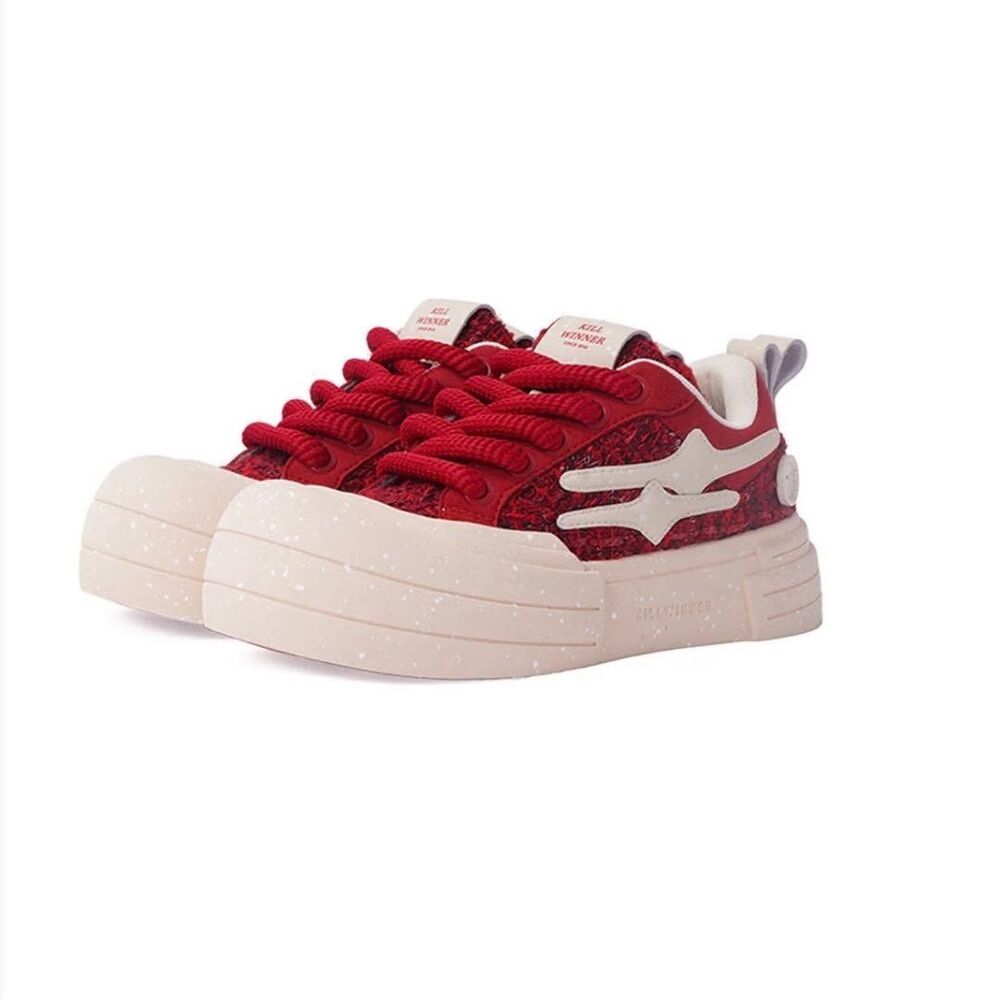 KILLWINNER丨Smile Life Sneaker Red/Cream